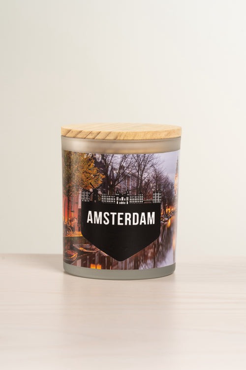 Amsterdam Inspired Scented Soy Candle 11 ounces - Great Gift For the Travelers in Your Life