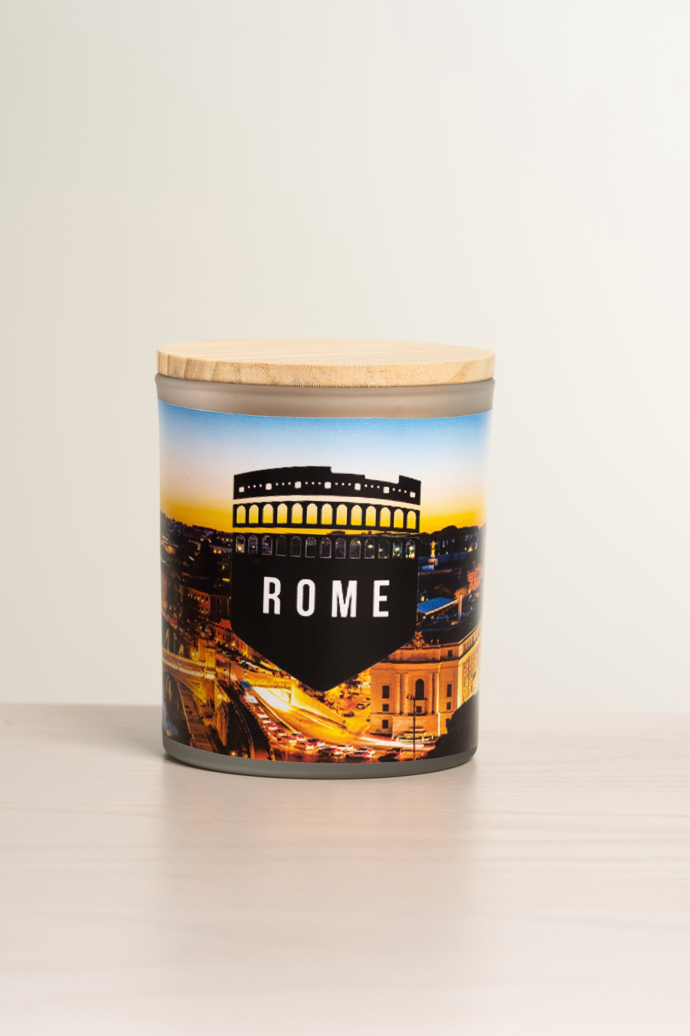 Rome Inspired Scented Soy Candle , 11 ounces - Great Gift For Travelers