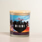 Miami Inspired Scented Soy Candle 11 ounces - Great Gift For the Travelers in Your Life