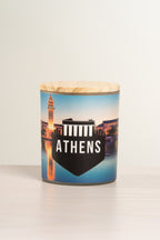 Athens Inspired Scented Soy Candle, 11 ounces - Great Gift For Travelers