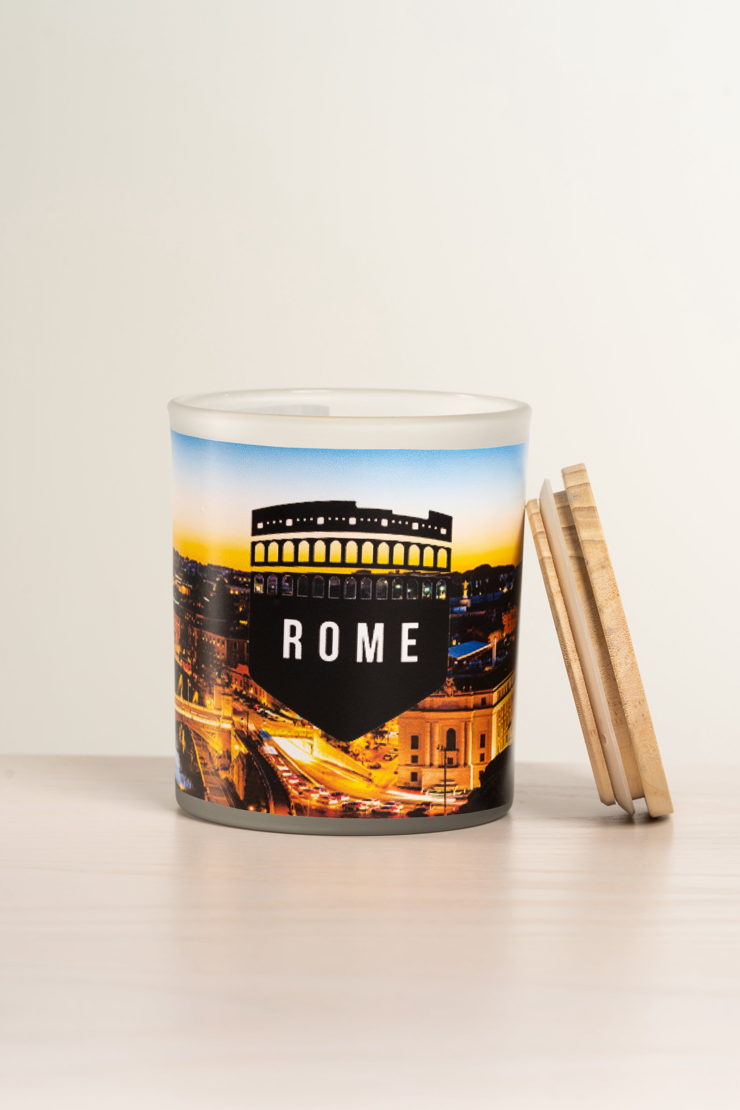 Rome Inspired Scented Soy Candle , 11 ounces - Great Gift For Travelers