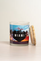 Miami Inspired Scented Soy Candle 11 ounces - Great Gift For the Travelers in Your Life