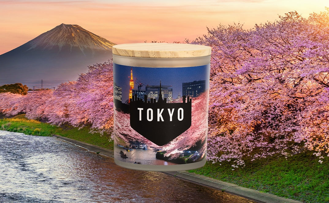 Tokyo Inspired Scented Soy Candle 11 ounces - Great Gift For the Travelers in Your Life
