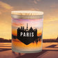 Paris Inspired Scented Soy Candle 11 ounces - Great Gift For the Travelers in Your Life