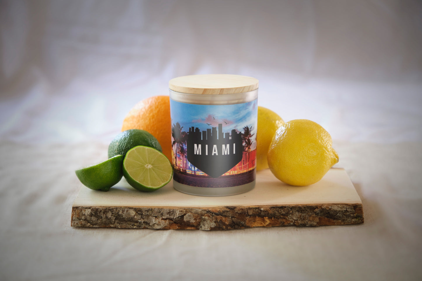 Miami Inspired Scented Soy Candle 11 ounces - Great Gift For the Travelers in Your Life