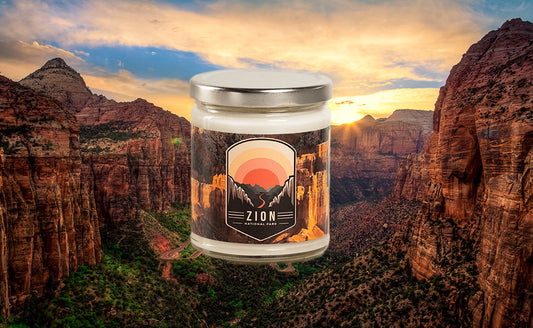National Park Inspired Candle - Zion National Park