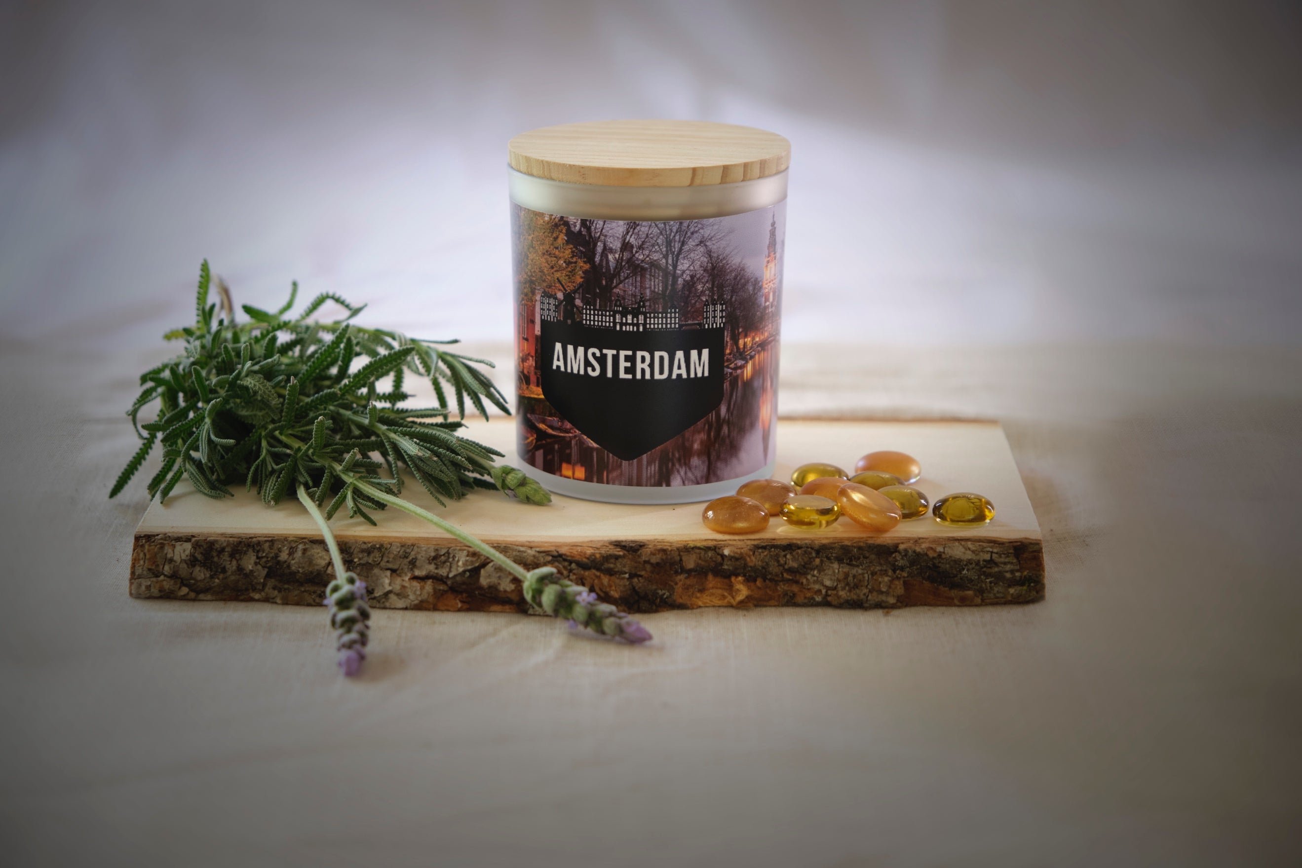 Amsterdam Inspired Scented Soy Candle 11 ounces - Great Gift For the Travelers in Your Life
