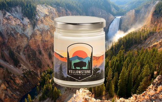 National Park Inspired Candle - Yellowstone National Park
