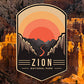 National Park Inspired Candle - Zion National Park
