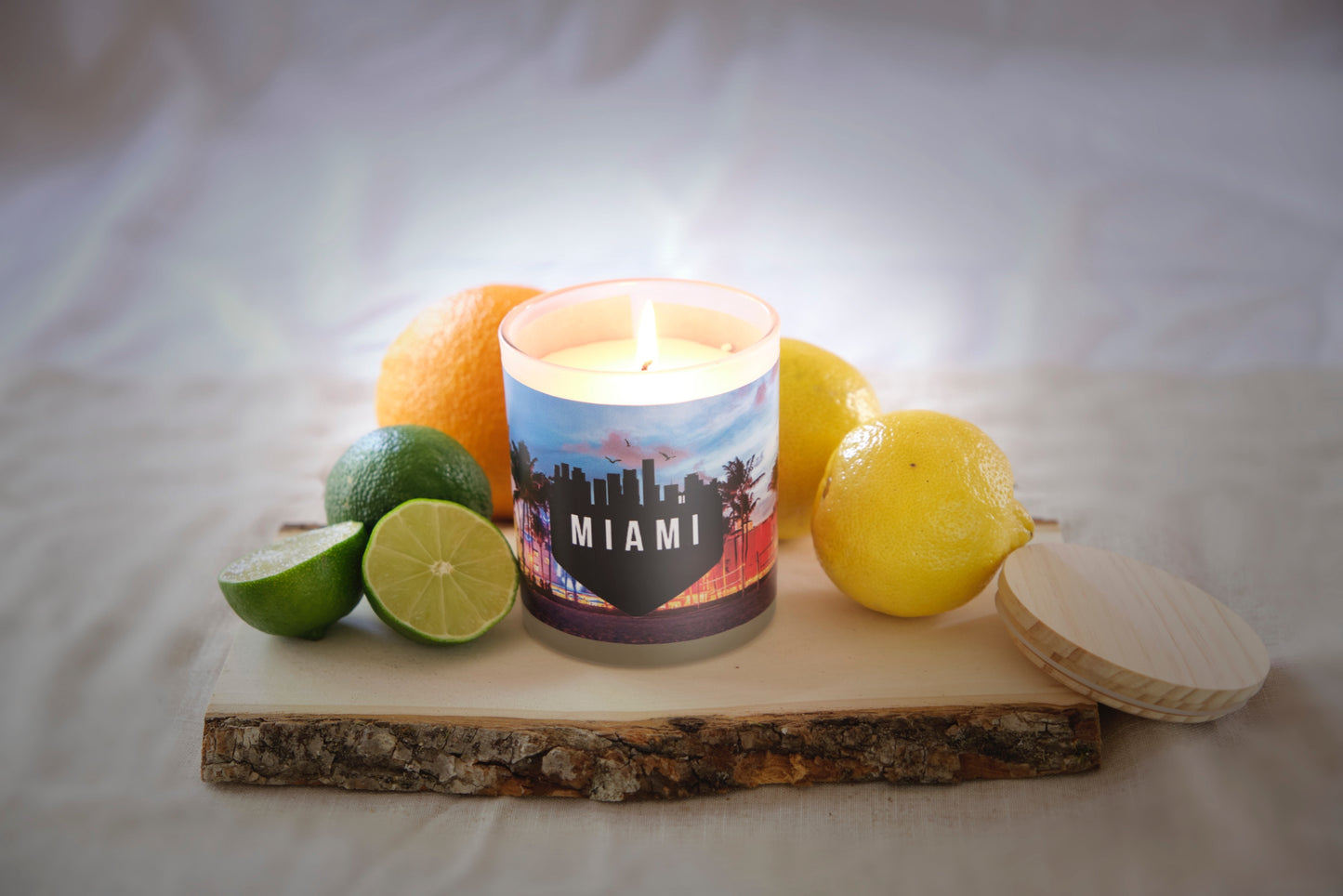 Miami Inspired Scented Soy Candle 11 ounces - Great Gift For the Travelers in Your Life